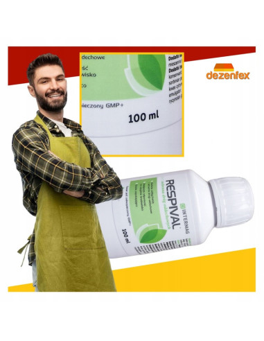 Respival 100 ml  ochrona dróg oddechowych drób trzoda NA KASZEL KATAR