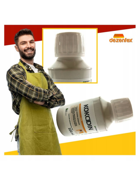 KOKCIDIN 100 ml  płyn na kokcydiozę przeciw kokcydiozie na kokcydia