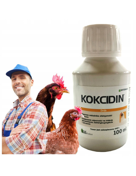 KOKCIDIN 100 ml  płyn na kokcydiozę przeciw kokcydiozie na kokcydia